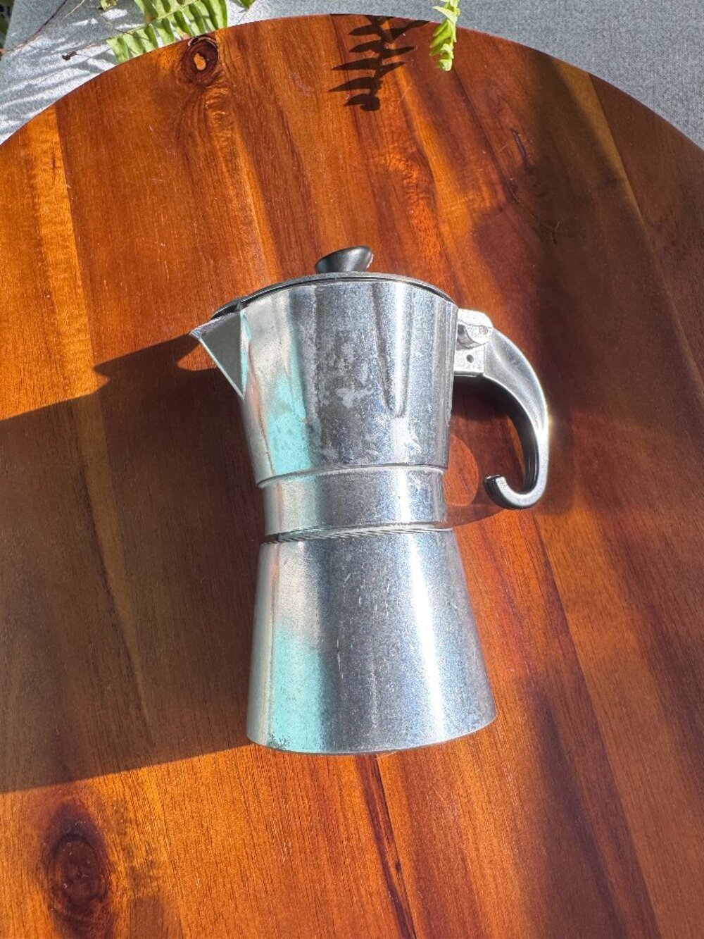 Vintage Italian Aluminium Mini Moka Pot, Stovetop Espresso Coffee Maker